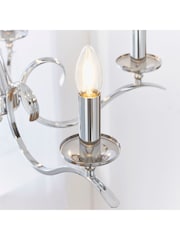Gallery Home Black/White Davenport 5 Pendant Ceiling Light - Image 3 of 9