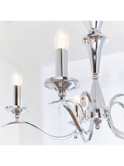 Gallery Home Black/White Davenport 5 Pendant Ceiling Light - Image 5 of 9