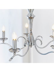 Gallery Home Black/White Davenport 5 Pendant Ceiling Light - Image 6 of 9