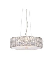 Gallery Home Black/White Wilcox Round 5 Pendant Ceiling Light - Image 7 of 9