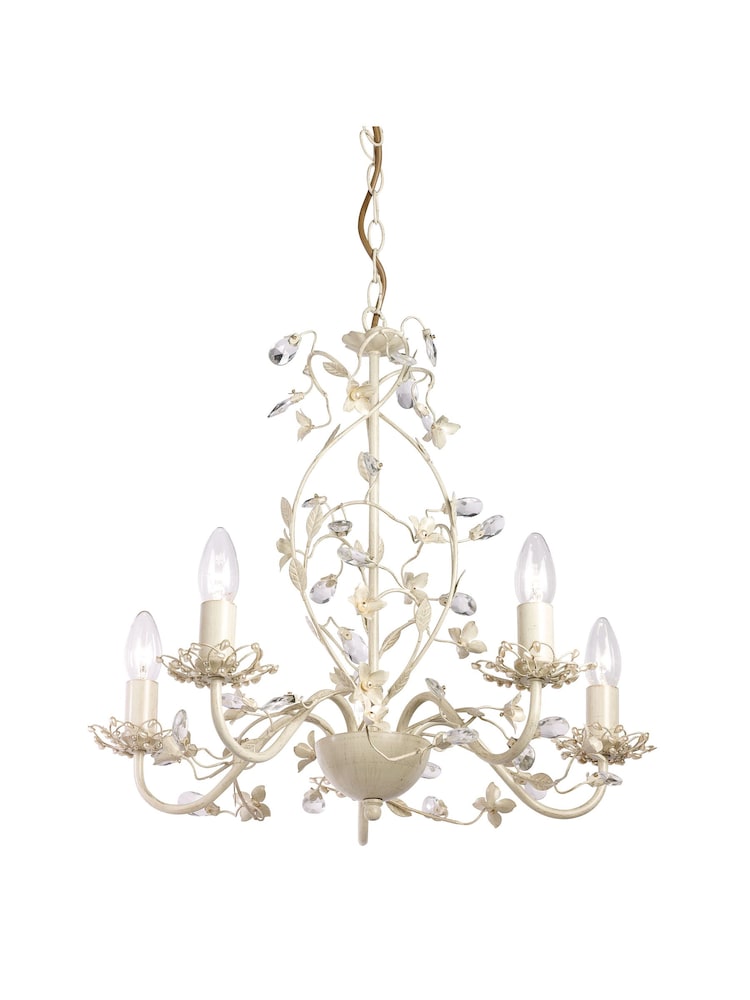 Gallery Home Gold Milford 5 Light Chandelier - Image 1 of 9