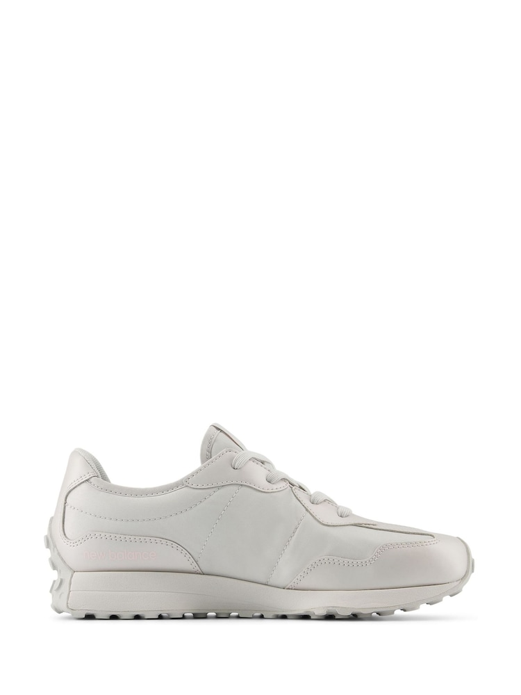 New Balance Neutral/Blush Kids 327 Trainers - Image 2 of 9