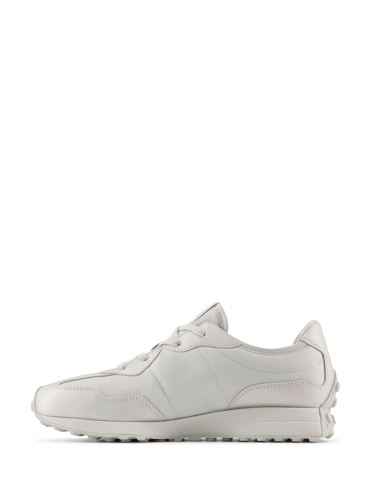 New Balance Neutral/Blush Kids 327 Trainers - Image 3 of 9