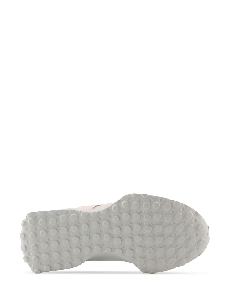 New Balance Neutral/Blush Kids 327 Trainers - Image 8 of 9