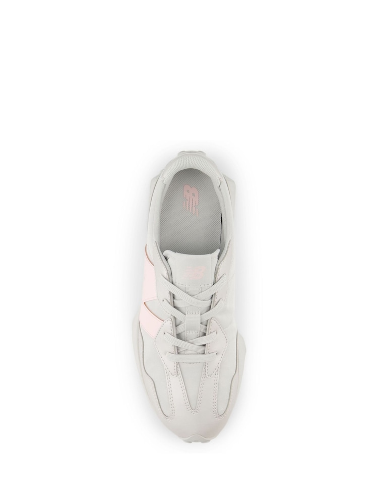 New Balance Neutral/Blush Kids 327 Trainers - Image 9 of 9
