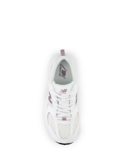 New Balance White/Purple Girls 530 Trainers - Image 4 of 5
