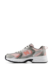 New Balance Pink/Grey Girls 530 Trainers - Image 4 of 8