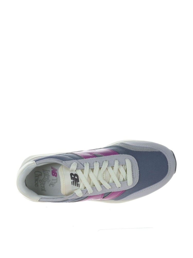New Balance Blue/Pink Girls 370 Trainers - Image 7 of 8