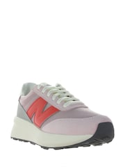 New Balance Red/Pink Girls 370 Trainers - Image 6 of 8