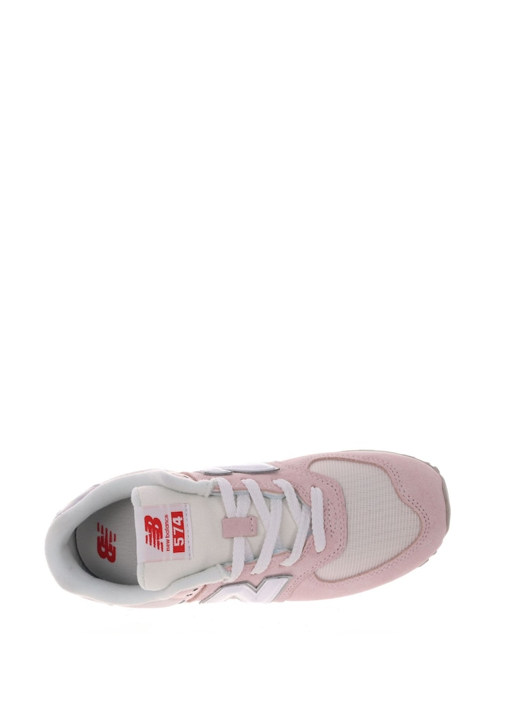 Roze/grijs - New Balance 574 meisjessneakers - Image 11 of 13