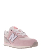 Roze/grijs - New Balance 574 meisjessneakers - Image 7 of 13