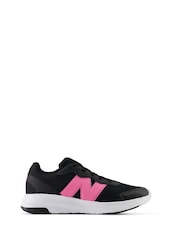 New Balance Black/Pink Girls 578 Trainers - Image 1 of 8
