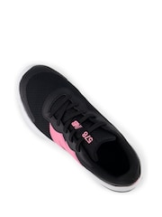 New Balance Black/Pink Girls 578 Trainers - Image 7 of 8