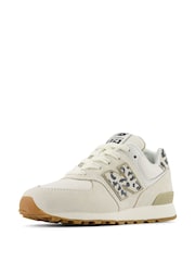 New Balance Cream Girls 574 Trainers - Image 4 of 6