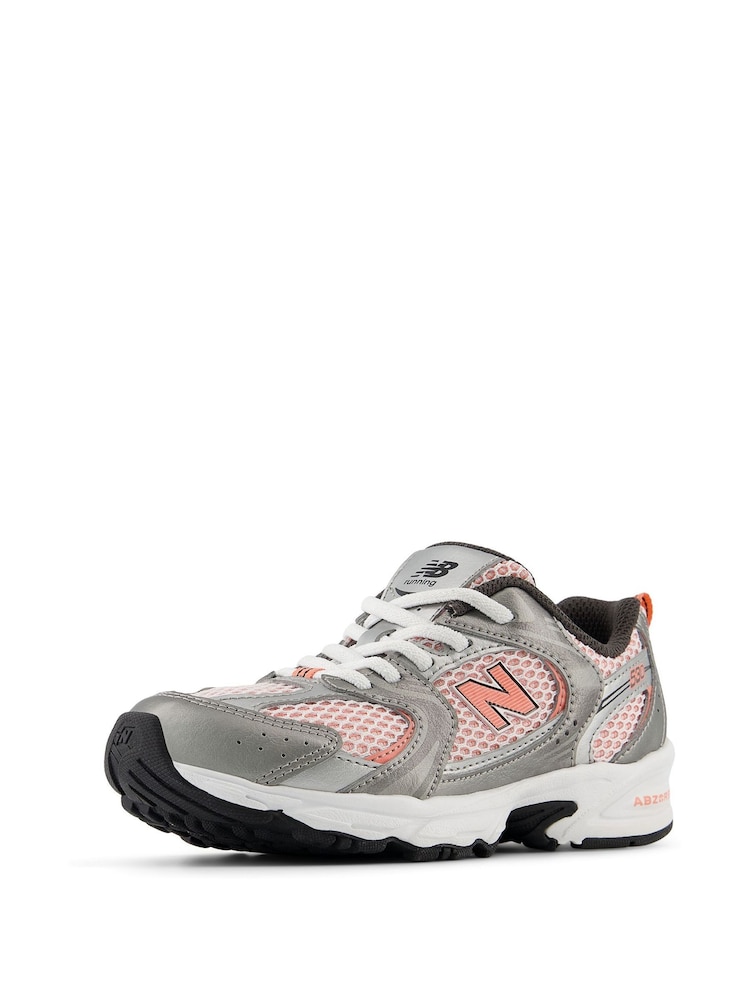 New Balance Pink/Orange Girls 530 Trainers - Image 4 of 7