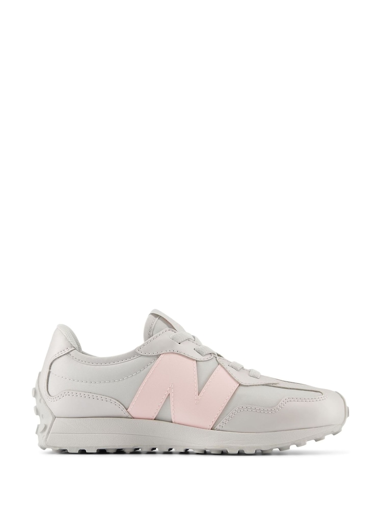 New Balance Neutral/Blush Girls 327 Trainers - Image 1 of 5