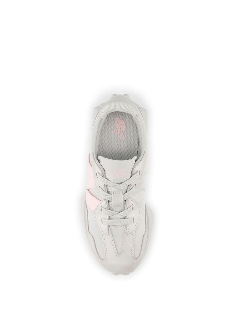 New Balance Neutral/Blush Girls 327 Trainers - Image 5 of 5