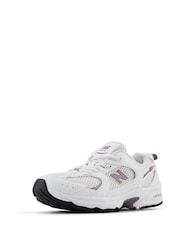 New Balance White/Purple Girls 530 Trainers - Image 4 of 6