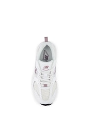 New Balance White/Purple Girls 530 Trainers - Image 6 of 6
