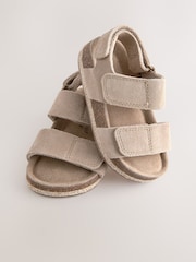 Neutral Standard Fit (F) Corkbed Two Strap Sandals - Image 3 of 6