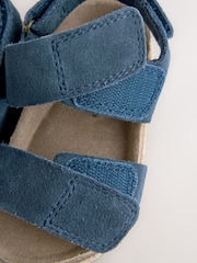 Navy Standard Fit (F) Corkbed Two Strap Sandals - Image 6 of 6