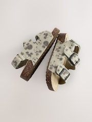 Neutral Mickey Mouse Double Buckle Cushioned Footbed Sandals - Image 6 of 9