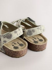 Neutral Mickey Mouse Double Buckle Cushioned Footbed Sandals - Image 8 of 9