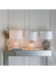 Gallery Home White Minden 2 Table Lamp - Image 2 of 7