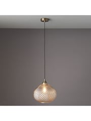 Gallery Home Champagne Brule Pendant Ceiling Light - Image 1 of 7