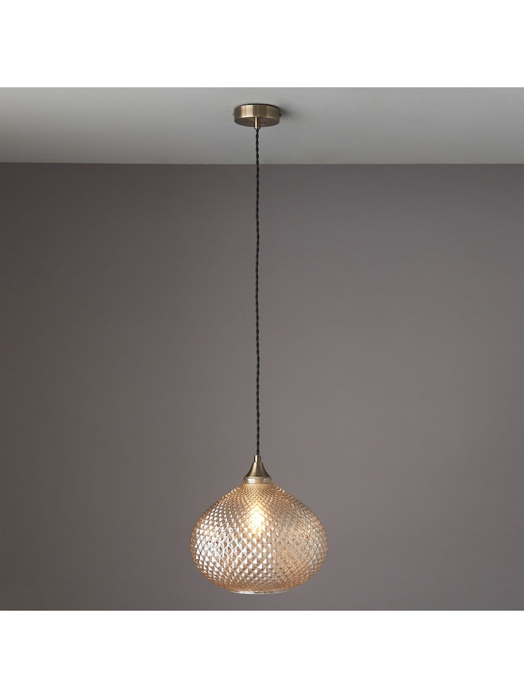 Gallery Home Champagne Brule Pendant Ceiling Light - Image 1 of 7