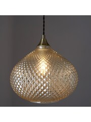 Gallery Home Champagne Brule Pendant Ceiling Light - Image 2 of 7