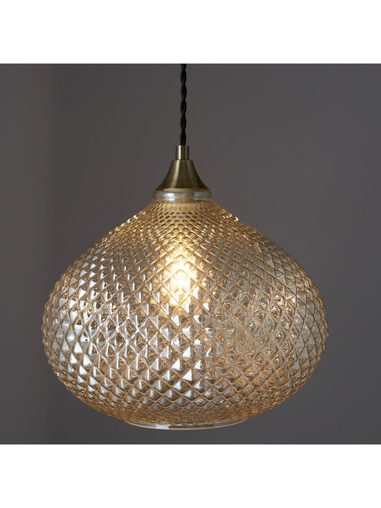 Gallery Home Champagne Brule Pendant Ceiling Light - Image 2 of 7