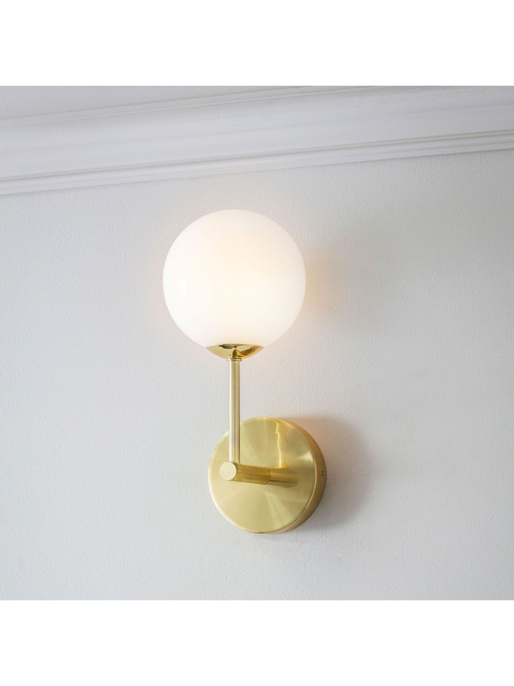 Gallery Home Brushed Gold Springfield Wall Light - Image 12 of 12