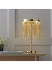Gallery Home Satin Brass Bayard Table Lamp - Image 2 of 7