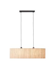 Gallery Home Natural 2 Light Kimball Pendant Ceiling Light - Image 3 of 3
