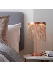 Gallery Home Brushed Copper Bayard Table Lamp - Image 3 of 6