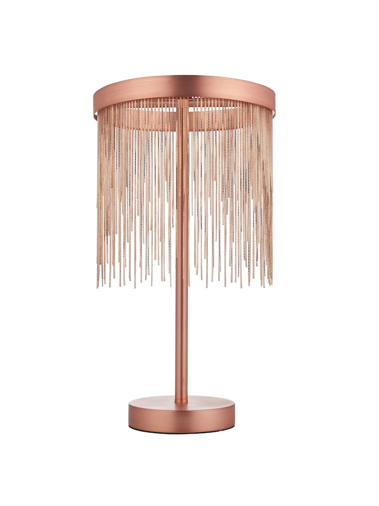 Gallery Home Brushed Copper Bayard Table Lamp - Image 6 of 6
