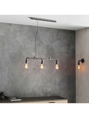 Gallery Home Silver Gordon Wall Light - Image 5 of 7