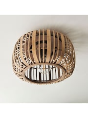 Gallery Home Natural Bamboo Imperial Ceiling Light - Image 2 of 3