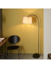 Gallery Home Black York Floor Lamp - Image 1 of 7