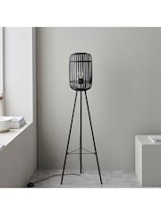 Gallery Home Black Bamboo Imperial Floor Light - Image 2 of 3