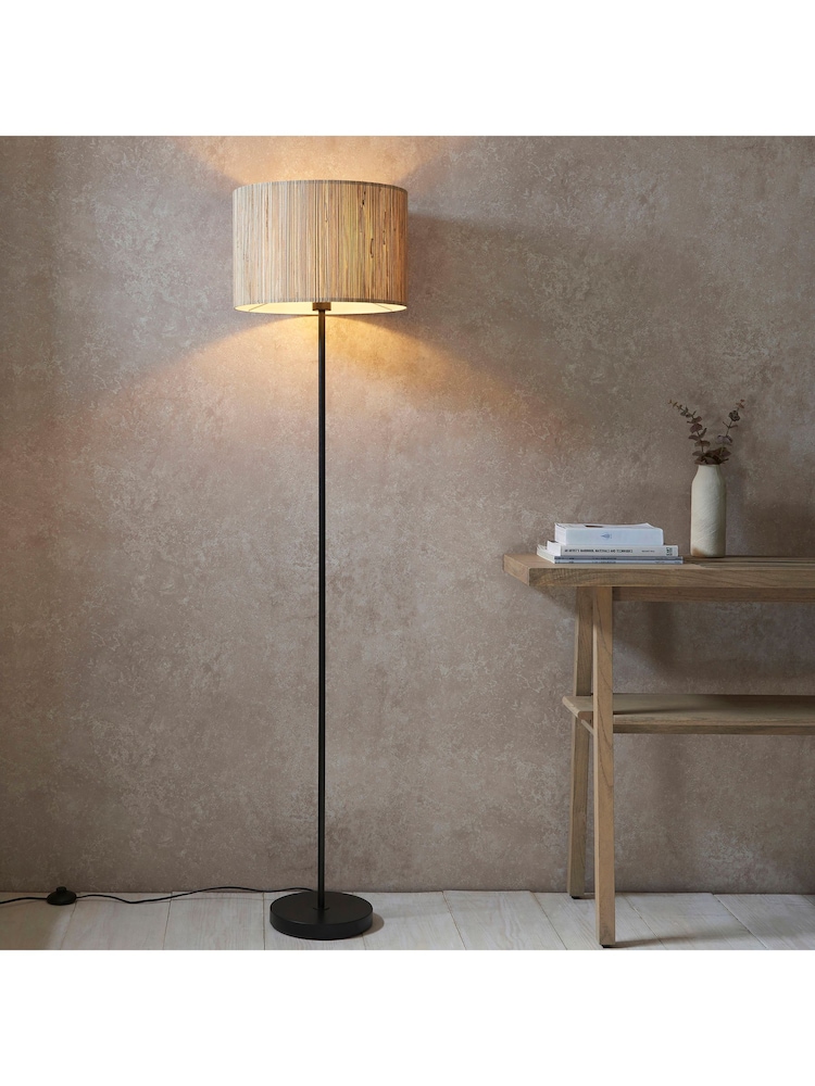 Gallery Home Black Kimball Floor Light - Image 1 of 3