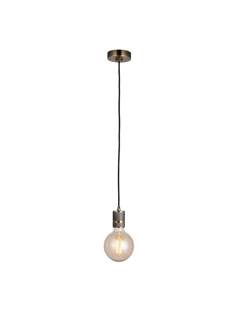 Gallery Home Antique Brass Eagle Pendant Ceiling Light - Image 1 of 8