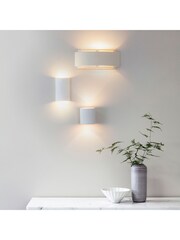 Gallery Home White Chadron Wall Light - Image 1 of 6