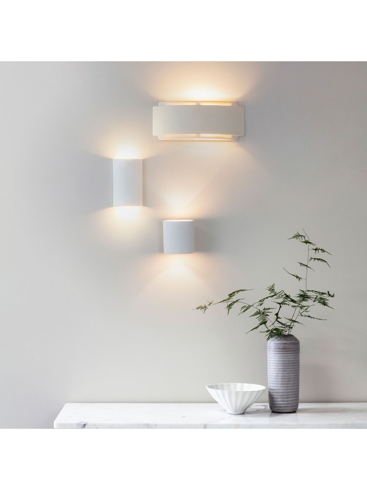 Gallery Home White Chadron Wall Light - Image 1 of 6