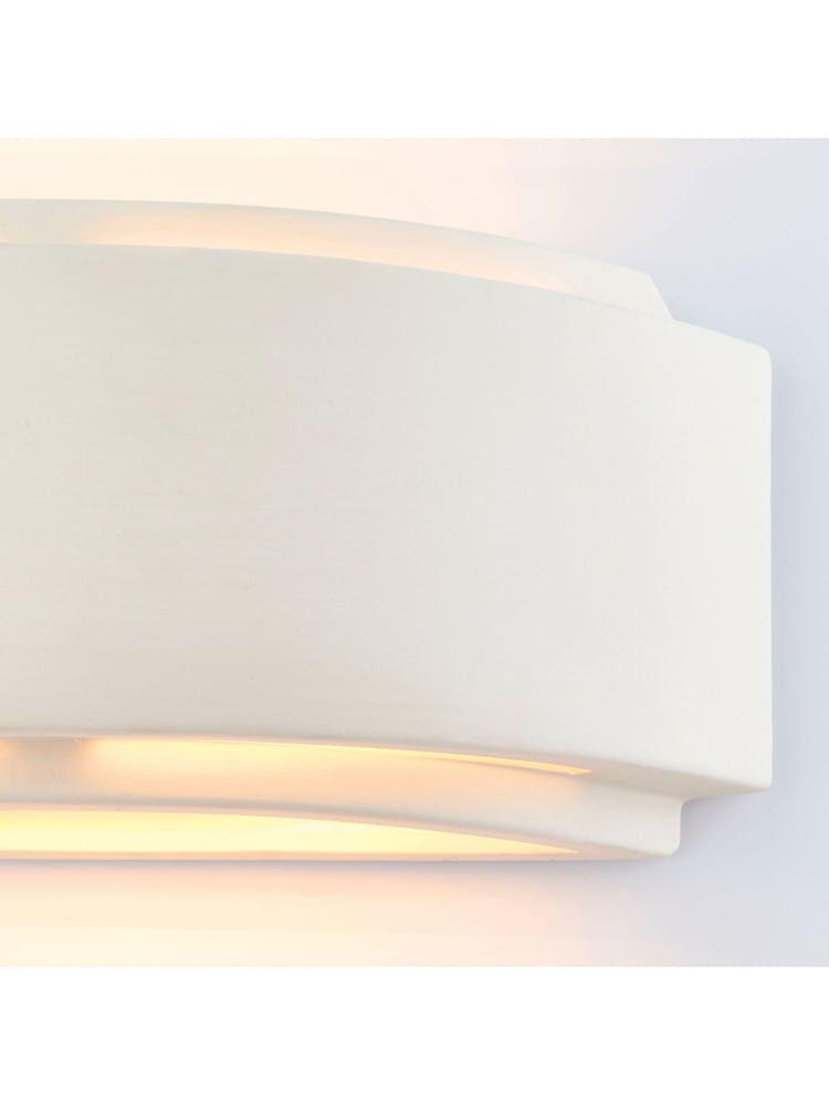 Gallery Home White Chadron Wall Light - Image 2 of 6