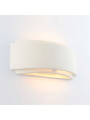 Gallery Home White Chadron Wall Light - Image 3 of 6
