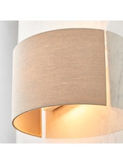 Gallery Home Natural Hartington Wall Light - Image 1 of 3