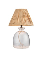 Gallery Home Natural Raffia Madison Table Lamp - Image 3 of 3