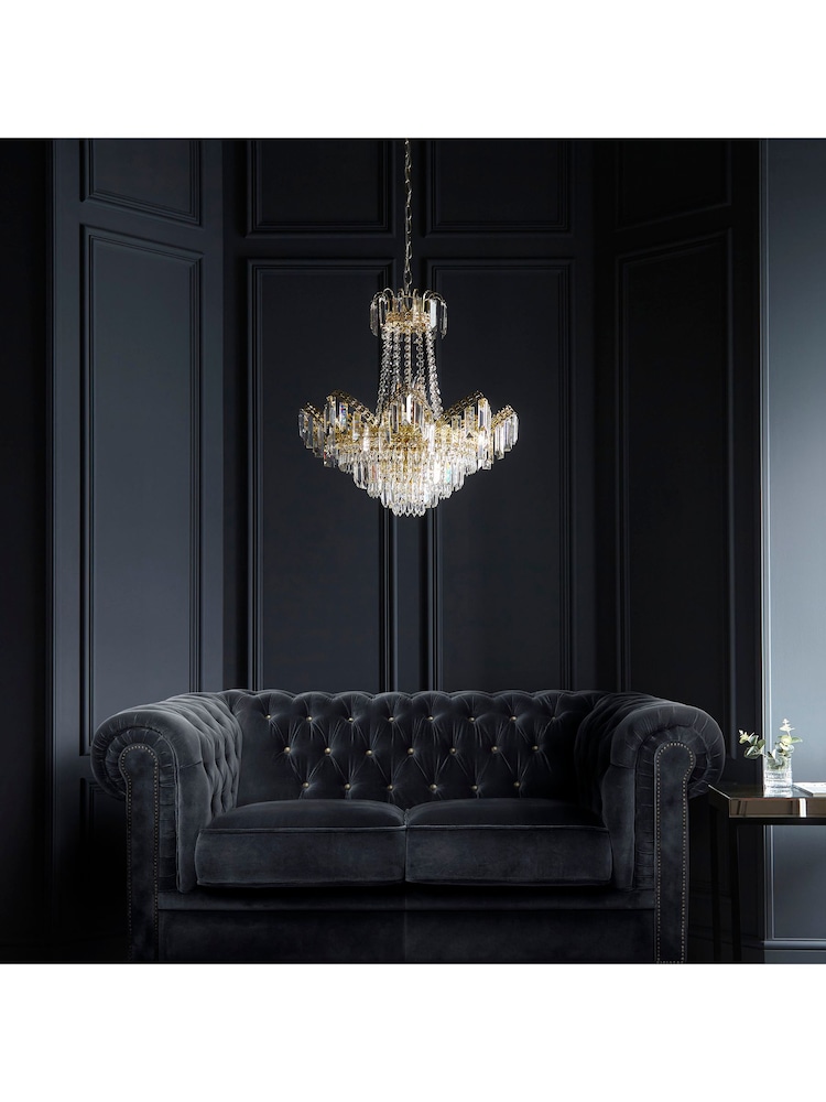 Gallery Home Gold Lincoln 9 Pendant Ceiling Light - Image 2 of 9